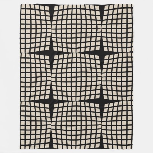 Chic linnen check patroon gecontroleerd deken (Voorkant)