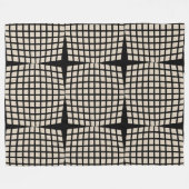 Chic linnen check patroon gecontroleerd deken (Voorkant (Horizontaal))