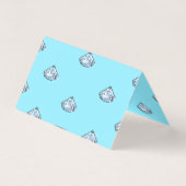 Chic Lips Diamond Girly Visitekaartje (Achterkant)