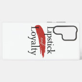Chic Lipstick Smear and Loyalty Samsung Galaxy Hoesje (Achterkant horizontaal)