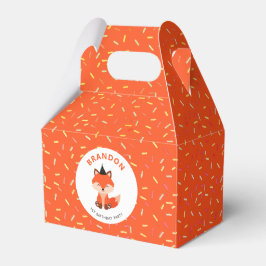 Chic Little Baby Fox Party Pet Verjaardag Bedankdoosjes