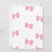 Chic Little Miss ONEderful 1st verjaardag roze str Kaart (Achterkant)