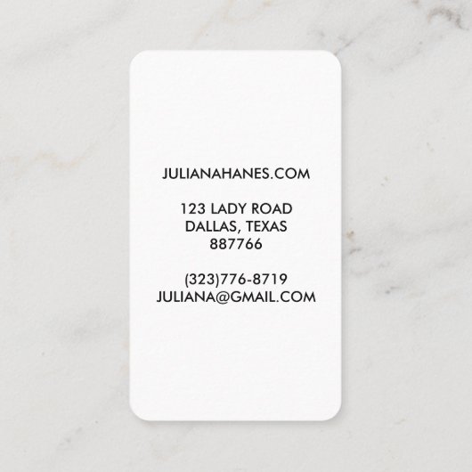 Chic Lotus Flowers Minimalist Grey & White Visitekaartje (Achterkant)