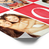 Chic Love 4 Foto Collage Poster (Hoek)