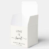 Chic Love Is Sweet Cream Trouw Bedankdoosjes (Geopend)