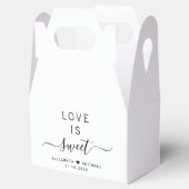 Chic Love Is Sweet Trouw Bedankdoosjes (Geopend)