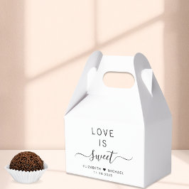 Chic Love Is Sweet Trouw Bedankdoosjes