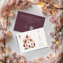 Chic Lovely Rustic Pink Tones Church Wedding Save The Date