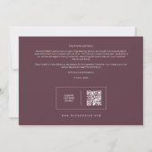 Chic Lovely Rustic Pink Tones Church Wedding Save The Date (Achterkant)