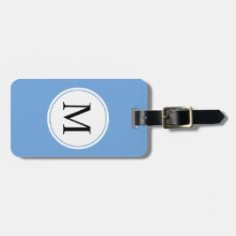 CHIC LUGAGE/BAG LABEL_MODERN 153 BLUE/WITTE/ZWARTE BAGAGELABEL