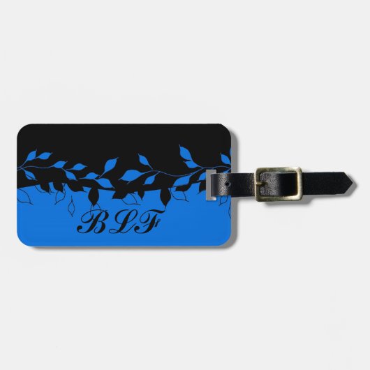 CHIC LUGAGE/GIFT LABEL_LEAVES 152 BAGAGELABEL (Voorkant horizontaal)