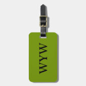 CHIC LUGGAGE/GIFT LABEL_SOLID BAGAGELABEL (Voorkant verticaal)