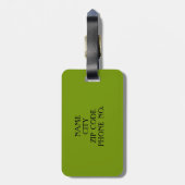 CHIC LUGGAGE/GIFT LABEL_SOLID BAGAGELABEL (Achterkant verticaal)