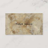 Chic Luxury  Gold Marble Pattern Achtergrond Visitekaartje (Voorkant)