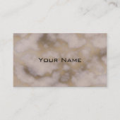 Chic Luxury Grey & Gold Marble Pattern Achtergrond Visitekaartje (Voorkant)
