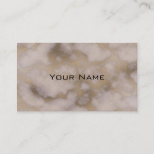 Chic Luxury Grey & Gold Marble Pattern Achtergrond Visitekaartje