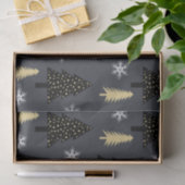 Chic Luxury Modern kerstboompatroon Tissuepapier (Geschenk)