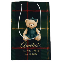 Chic Luxury Teddy Bear Baby Shower  Medium Cadeauzakje