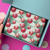 Chic Luxury Waterverf Red Decorations Tissuepapier