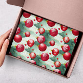 Chic Luxury Waterverf Red Decorations Tissuepapier