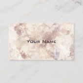 Chic Luxury White Grey Gold Marble Pattern Visitekaartje (Voorkant)