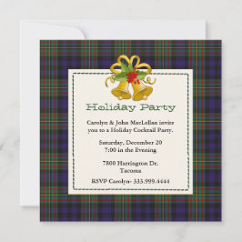Chic MacLellan Tartan Aangepaste feestdag Kaart