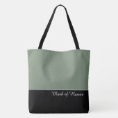 Chic Maid of Honor Canvas tas (Achterkant)