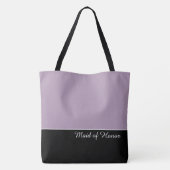 Chic Maid of Honor Canvas tas (Achterkant)