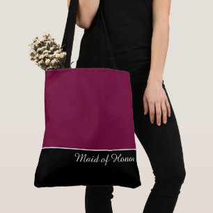 Chic Maid of Honor Canvas tas