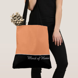 Chic Maid of Honor Canvas tas