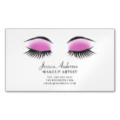 Chic make-up artist magnetisch visitekaartje (Voorkant)