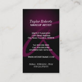 Chic Makeup Artist Visitekaartje (Achterkant)