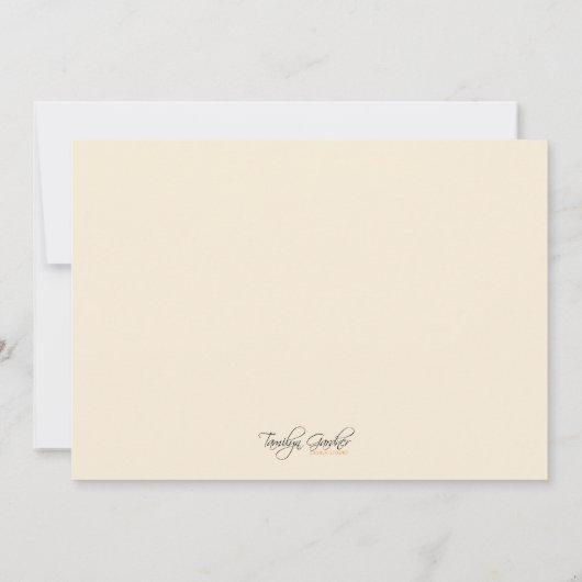 Chic Mama Baby shower nodigt uit | Afrikaans-Ameri Kaart (Achterkant)