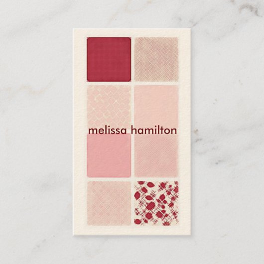 Chic mama Calling Card Contactkaartje (Voorkant)