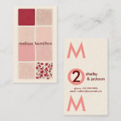 Chic mama Calling Card Contactkaartje (Voorkant / Achterkant)