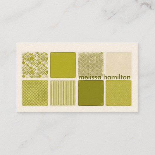 Chic mama Calling Card Contactkaartje (Voorkant)