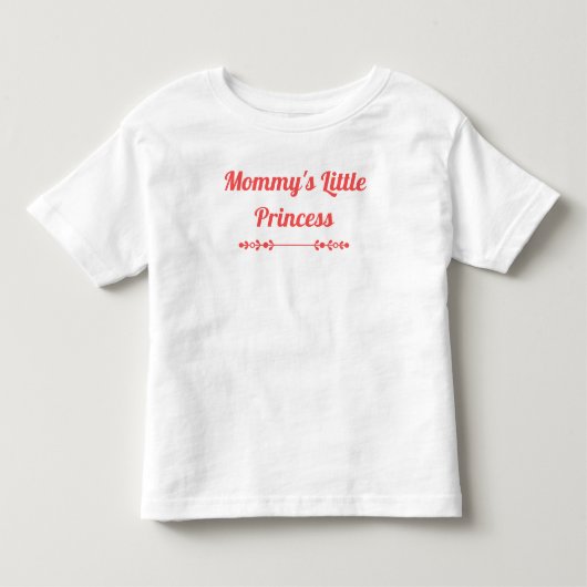 Chic Mams kleine prinses Kinder Shirts (Voorkant)