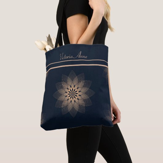 Chic Mandala Monogrammed Tote Bag (Dichtbij)