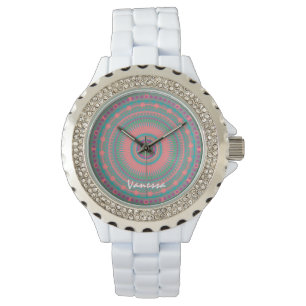 Chic Mandala Monogrammed Watch Horloge