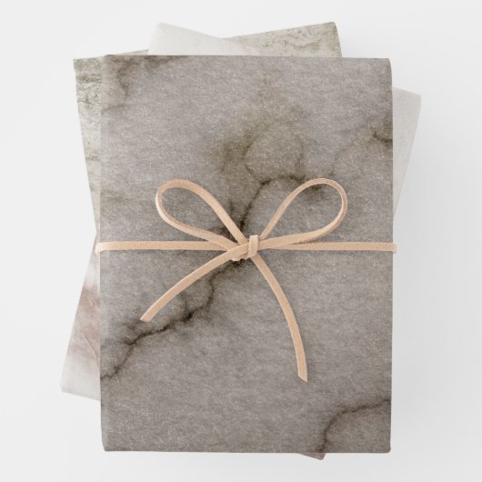 Chic Marble Stone pastel moderne luxe Inpakpapier Vel (In situ)