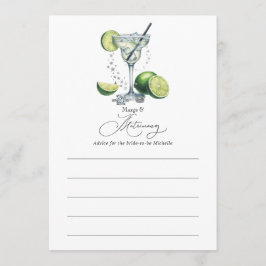 Chic Margs en het Huwelijk Vrijgezellenfeest Advieskaart