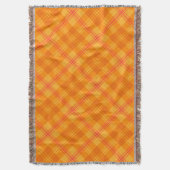 Chic Marigold Medley Oranje Pset Throw Blanket Deken (Voorkant Verticaal)