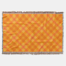 Chic Marigold Medley Oranje Pset Throw Blanket