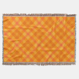 Chic Marigold Medley Oranje Pset Throw Blanket Deken