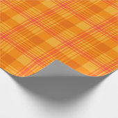 Chic Marigold Medley Oranje Pset Wrapping Paper Cadeaupapier (Hoek)