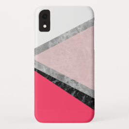 Chic marmer gelaagde geometrische Case-Mate iPhone case
