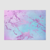 Chic Marmer | Glitzy Glam Paars Violet Blauwe Ombr Tissuepapier (Voorkant)