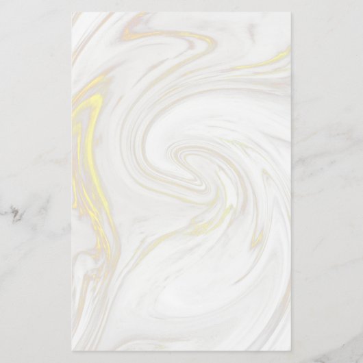 Chic Marmeren Minimalistische Salon Service Menu (Achterkant)