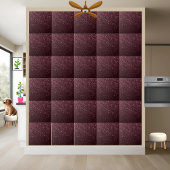 Chic Maroon Glitter Shimmering Floor Backsplash Tegeltje