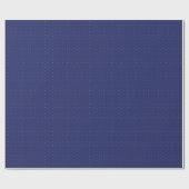 Chic marvy blue white minuscule polka stipt schatt cadeaupapier (Vlak)